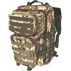 ALGI Zaino Militare Tattico Medium con sistema MOLLE 50 Litri Vegetato Militare