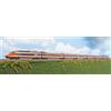 REE MODELES TGV-004 TGV n°16 ''Record du monde'' 7 elementi arancio-grigio SNCF