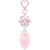 Sanrio NUOVO! Charm portachiavi Sanrio My Melody Milky Koneko 4,1" H - design coda o...