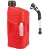 POLISPORT 8460000001 - ProOctane Tanica Benzina Omologata da 20 Litri con Tubo di riempimento Robusto e Durevole con Tappo a Prova di fuoriuscita a Colori Rosso