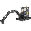 bruder 02465 - Escavatore compatto Volvo ECR40-1:16 veicolo da costruzione, cantiere, pala escavatrice, operaio, macchina da costruzione, giocattolo