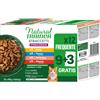 Natural Trainer Adult Sterilised Straccetti in Salsa 24 x 85 g - Mix: 6x Pollo, 6x Manzo, 6x Salmone, 6x Tonno