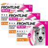 Frontline Tri-Act Antiparassitario Per Cani Contro Parassiti E Insetti Volanti 5-10Kg KIT 9 PIPETTE