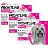 Frontline Tri-Act Antiparassitario Per Cani Contro Parassiti E Insetti Volanti 2-5Kg KIT 9 PIPETTE