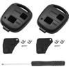 OFF WE GO Cover Chiave Guscio Chiavi per Toyota Aygo Yaris Corolla C-HR Camry GT86 GR Supra Prius Prado Mirai Land Cruiser Custodia Coprichiave Copri Chiavi Telecomando Auto Portachiavi, Oro Blu