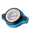 AKLOSIPY Misuratore Temperatura Acqua Tappo Radiatore, Manometro Universale Alta Pressione per Moto, ATV, UTV, ABS + Lega di Alluminio Durevole a Prova di Perdite (testa piccola 1.1)