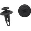 A ABSOPRO Rivetti in plastica per auto 6mm Guarnizione paraurti Clip fissaggio nero (Set di 20)