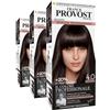 Franck Provost Tinta Permanente Riutilizzabile per Capelli con Trattamento di Bellezza Colorazione Professionale Copertura Ottimale Lunga Durata Colore 4.0 Castano - 3 Tinte