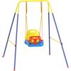 AIYAPLAY Altalena da Giardino per Bambini Altalena per Neonato 3 in 1, Blu | Aosom Italy