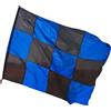 Bandierone GIGANTE Scacchi Nero Azzurro 300x210 cucito bandiera Atalanta Inter