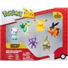 JAZWARES Confezione Deluxe Pokemon 6 Personaggi - Serie Ass.4