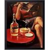 Poster Master Poster vintage Campari - Stampa pubblicitaria retrò - 20 x 25 cm senza cornice - Regalo per bevitore amico - Italiano, Donna che legge, cocktail, liquori - Decorazione da parete per bar,