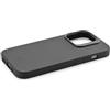 cellularline - Sensation+ per iPhone 15 Pro - Custodia Rigida in Silicone con Finitura Morbida Senza Effetto Grip - Bordi, Tasti, Fotocamera e Connettori Protetti - Nero