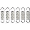 A ABSOPRO Molla per Marmitta Scarico 6pz 43mm Acciaio Inox Argento | 43mm Totale, 22mm, Idrorepellente, Antiruggine, Durevole, Facile Da Usare