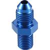 A ABSOPRO Adattatore 4AN Maschio A M10x1.25 Maschio Metrico per Auto 1pc | Lega Alluminio, 32x16mm, 4.3mm, 4AN M10x1.25mm, Per Acqua E Aria, 1pc
