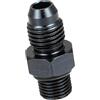 A ABSOPRO Raccordo Svasato Nero 1 Pezzo per Carburante Lega Alluminio | Dimensione: AN4 Maschio A M10x1.0mm Maschio; Uso: Per Raffreddamento, Aria; Diametro Interno: 6mm; Dimensioni Totali: 29x16mm