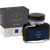 Parker flacone di inchiostro liquido Quink per penna stilografica | 57 ml | blu