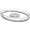 Brevetti WAF Vassoio Milano Oval Tray 23,5 x 15,4 Cm Plastica San Trasparente 1 Pz