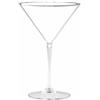 Brevetti WAF Bicchiere Martini Glass 24,5 Cl Plastica San Trasparente 1 Pz