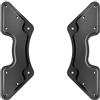deleyCON Adattatore Universale VESA Estensione Per TV e Monitor Da Parete - Fino a 30Kg - da VESA 200x200 a VESA 300x300 400x200 400x400