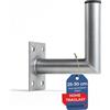 Premium X PremiumX - Supporto da Parete 25 - 30 cm Acciaio Inox 25 cm - Montaggio Supporto da Parete SAT Ciotola 30 cm Stabile Certificato TÜV