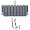 Prosperplast Boardee Fencycase DDEF400W-405U Balconiera balcone box con Sospensione Sistema di Irrigazione Fioriera (Grigio, 380 mm)