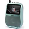Canta Tu Karaoke PRO 2023 Karaoke Professionale Completo con Microfono Wireless, Display Touch, Connessione Wi-Fi, Effetti Vocali, Luci LED, Batteria Ricaricabile, Voice Changer, Verde