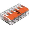 Wago 221-415 (Conf. 25 pz) - Morsetto di giunzione con leve