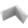 Intec CONNESSIONE ANGOLARE VELA BIANCA 10,2X8CM IN GESSO PER PROFILO SINGOLA EMISSIONE
