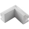 Intec CONNESSIONE MONO ANGOLARE BIANCA CON PROFILO DI ALLUMINIO E DIFFUSORE OPALE 10X6,5CM