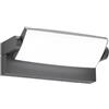 Intec APPLIQUE LED FLOYD ANTRACITE IN ALLUMINIO 25W 3300LM CCT 2700K-3200K IP65