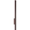 Intec APPLIQUE LED HERCULES CORTEN IN ALLUMINIO E DIFFUSORE IN PC 23W 3500LM CCT 2700-3300-4000K IP65 60X55X1000MM