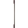 Intec APPLIQUE LED HERCULES CORTEN IN ALLUMINIO E DIFFUSORE IN PC 47W 6800LM CCT 2700 E 3500 E 4000K IP65 60X55X2000MM