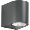 Intec APPLIQUE ONE ANTRACITE 1 LUCE ATTACCO GU10 IP54 6,7X9,3X8CM