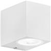Intec APPLIQUE QUBO BIANCA 1 LUCE ATTACCO GU10 IP54 6,7X9,3X8CM