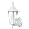 Intec APPLIQUE UP MILANO BIANCA 1 LUCE ATTACCO E27 IP44 17X20,8X36CM ALLUMINIO E VETRO