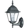 Intec APPLIQUE UP ROMA NERA 1 LUCE ATTACCO E27 IP44 14,6X19,5X36CM