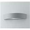 Intec APPLIQUE BIEMISSIONE TUCSON SILVER 2 LUCI ATTACCO E14 IP44 36X9,6X7,5CM IN ALLUMINIO