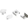 Intec I-PROFILO-BERLINO-BCO-CAP KIT 2 TAPPI PER PROFILO BERLINO BIANCO