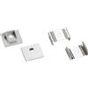 Intec I-PROFILO-DRIVEWAY-CAP TAPPI PER PROFILO IN ALLUMINIO DRIVEWAY SILVER