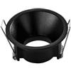 Intec FARETTO DA INCASSO OBON TONDO NERO IN ALLUMINIO IP65 66X35MM 1 LUCE ATTACCO GU10 NON INCLUSA
