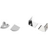 Intec I-PROFILO-IONIK-16-CAP TAPPI PER PROFILO IN ALLUMINIO IONIK SILVER