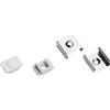 Intec I-PROFILO-ROMA-CAP KIT 2 TAPPI PER PROFILO ROMA SILVER