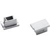 Intec I-PROFILO-ULTRA-CAP KIT 2 TAPPI PROFILO ULTRA SILVER