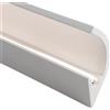 Intec I-PROFY-GIMEL PROFILO GIMEL BIANCO 100X9,5CX12,7CM IN GESSO PER LED SINGOLA EMISSIONE CON ANIMA IN ALLUMINIO