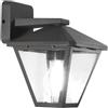 Intec APPLIQUE DOWN PRISMA ANTRACITE 1 LUCE ATTACCO E27 IP44 16X19,1X21,8CM