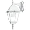 Intec APPLIQUE DOWN ROMA BIANCA 1 LUCE ATTACCO E27 IP44 14,6X19,5X35CM
