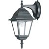 Intec APPLIQUE DOWN ROMA NERA 1 LUCE ATTACCO E27 IP44 14,6X19,5X35CM