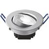 Intec INCASSO LED ORIONE NIKEL TONDO 7W 650LM 4000K 8,7X5,7CM