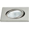 Intec INCASSO LED POLARIS NIKEL QUADRATO 3W 300LM 4000K 6,6X6,6X5,7CM